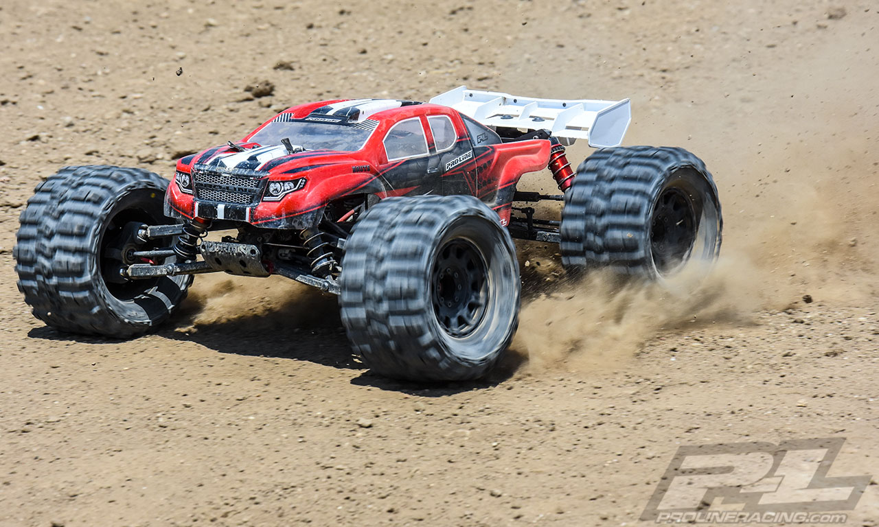 PRO-10155-10 Trencher HP 3.8" All Terrain BELTED Tires Mounted for 17mm MT Front or Rear, Mounted on Raid Black 8x32 Removable Hex 17mm Wheels