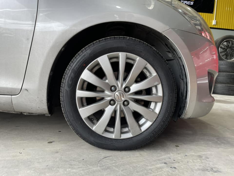 🚘 #SUZUKI_SWIFT เปลี่ยนยาง 🛞 #GT RADIAL ECOTEC 185/55R16 ❤️ #บริการตั้งศูนย์🛞
