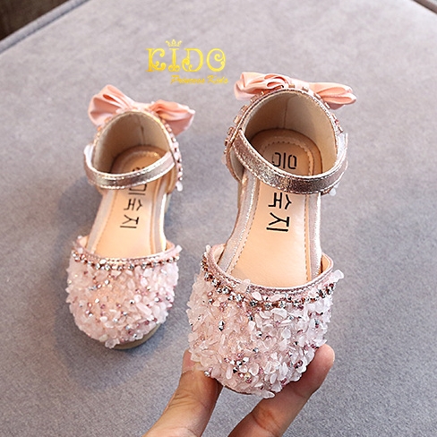 รองเท้าออกงานเด็ก(หน้าร้านอยู่รัชดา ลองได้)H138 สีชมพู