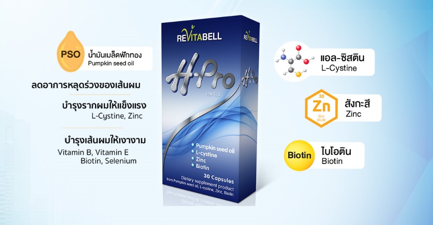 H-Pro สารอาหารสำหรับผม