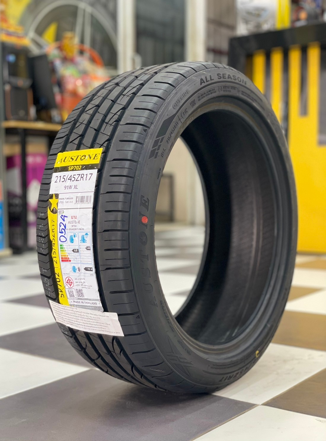 ยางใหม่AUSTONE SP702 215/45R17 ยางใหม่ปี2024