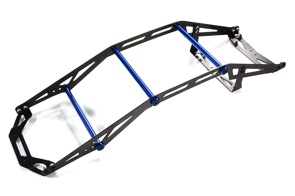 INT-C29616BLUE Metal Alloy Exo-Skeleton Body Roll Cage Kit for Traxxas X-Maxx 4X4
