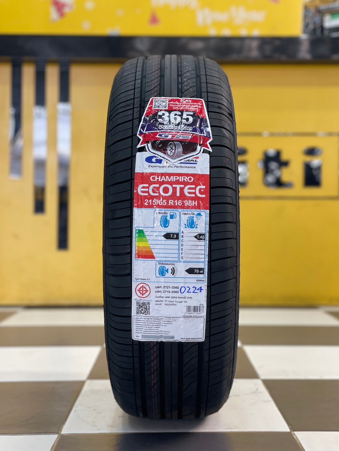 GT RADAIL CHAMPIRO ECOTEC 215/65R16 ยางใหม่ปี2024