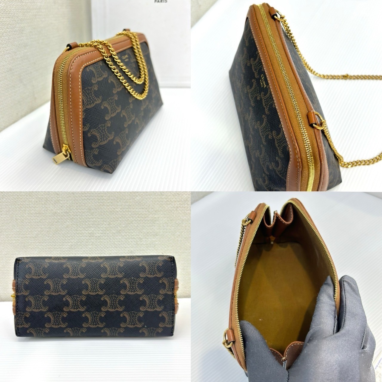 Celine clutch on chain มือสอง