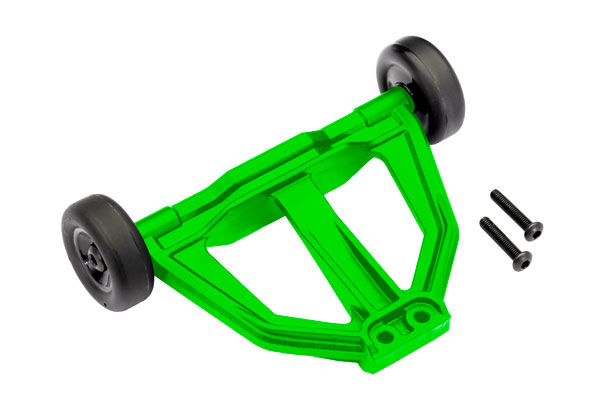 10776-GRN Wheelie bar, green (assembled) for Mini Maxx