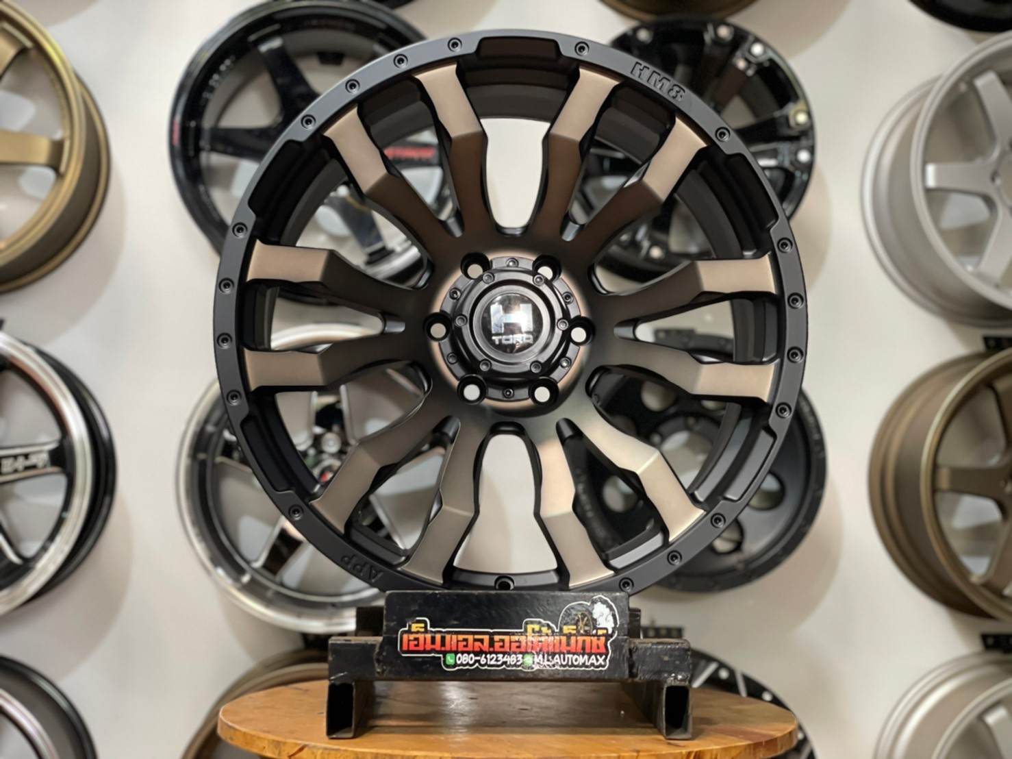 HAMMER HM8 20x9.5 6x139.7 ET20 MBDTล้อคุณภาพดีมีรับประกัน งานมาตรฐานคุณภาพดี