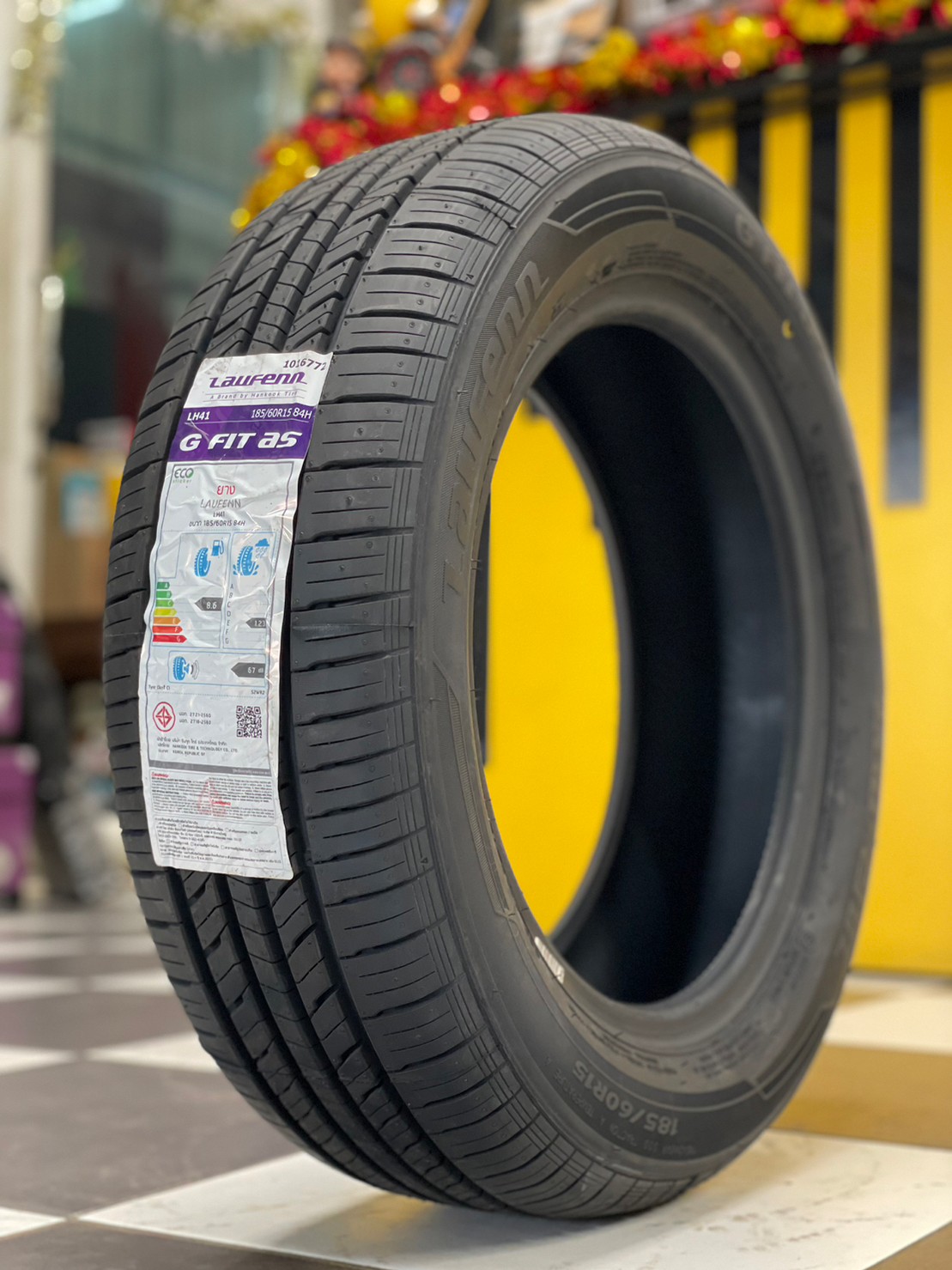 ยางใหม่ Laufenn S Fit EQ 185/60R15 ยางใหม่ปี2023
