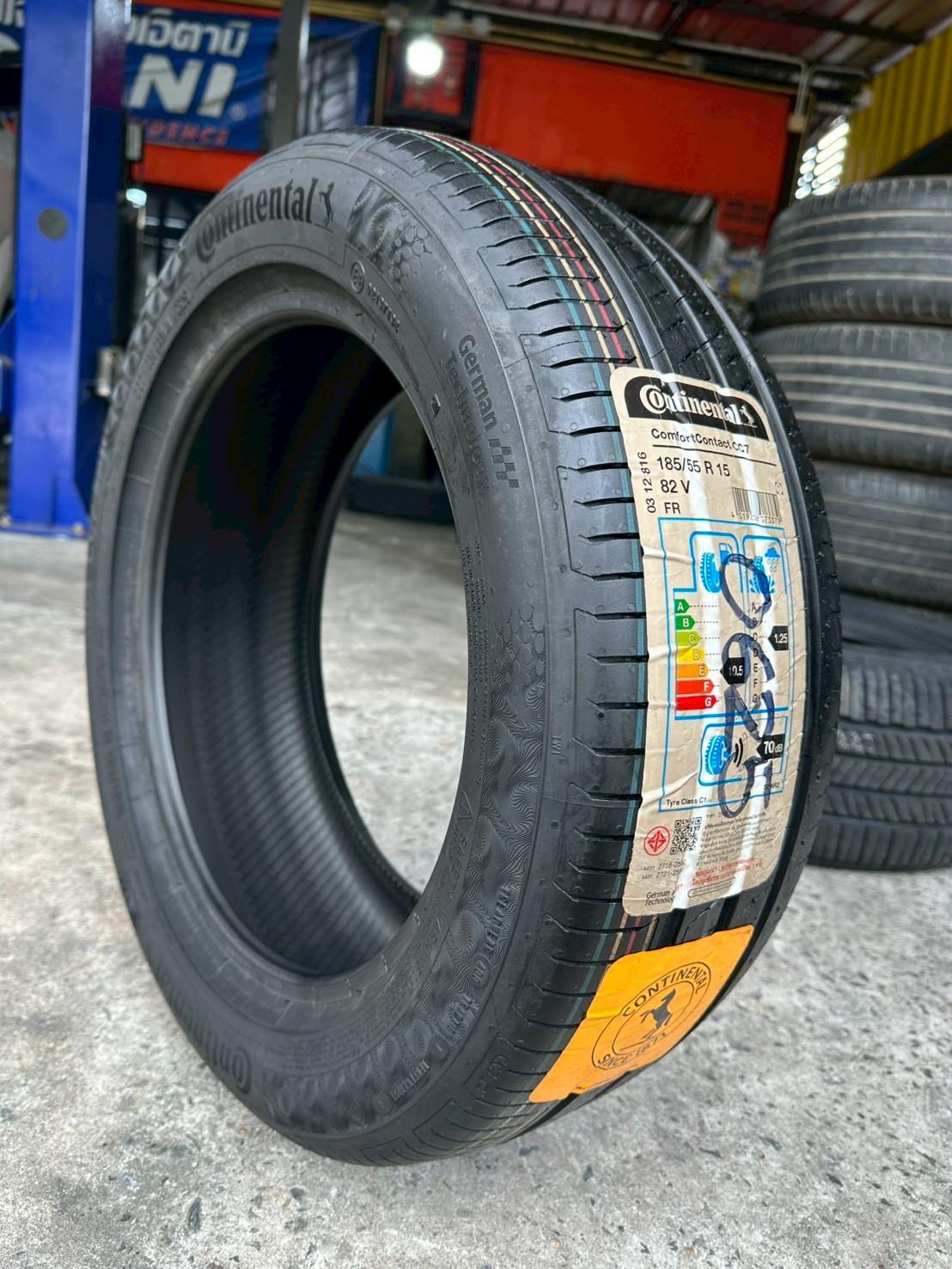 ยาง Continental ComfortContact CC7 ขนาด 185/55R15 ยางใหม่ปี2025