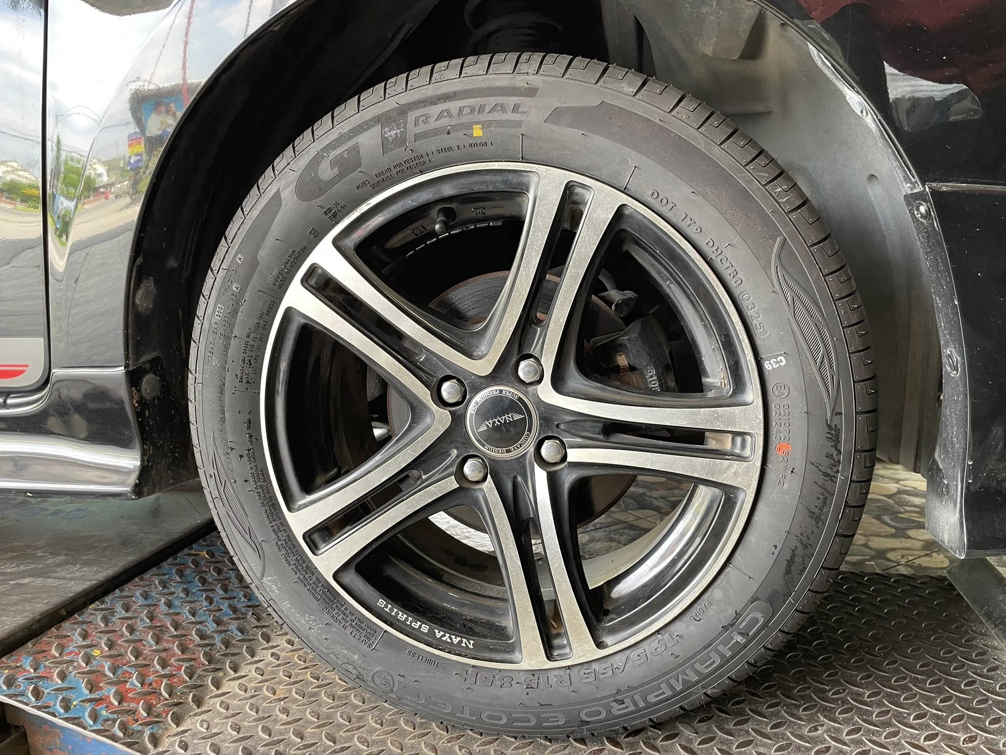 MITSUBISHI_Attrage 🚘เปลี่ยนยาง 🛞🐘#GT RADIAL #ECOTEC 195/55R15