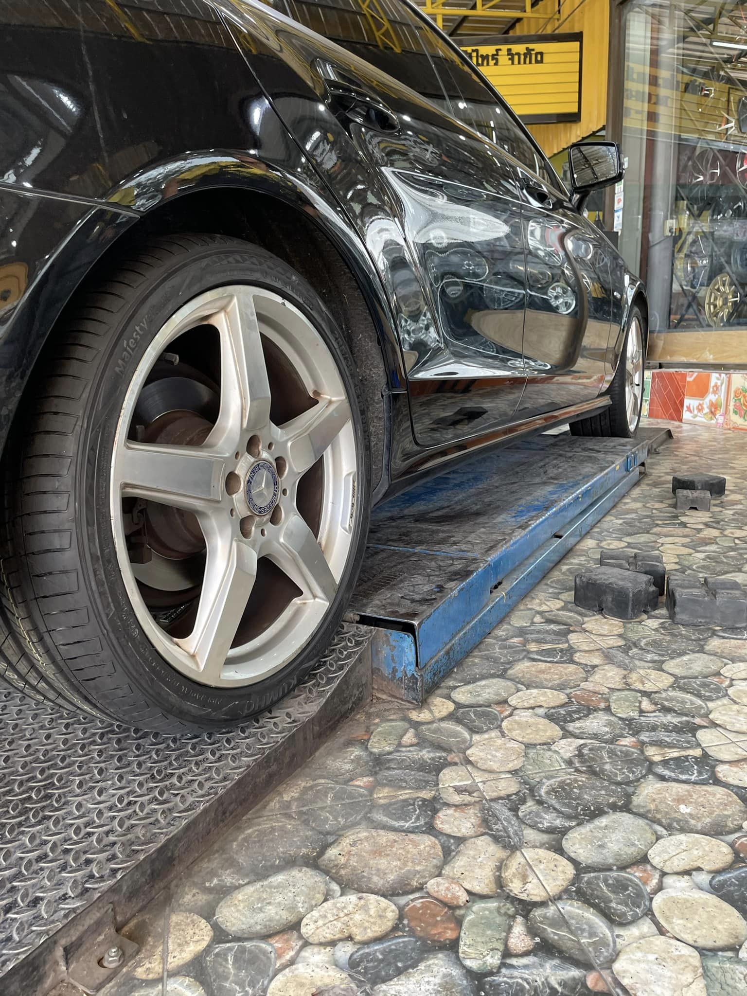 BENZ_CLS250❤️🌟💯 #ยางสปอร์ตพรีเมี่ยม นุ่มเงียบ สมรรถนะสูง ❤️ #ATLAS_FORCE UHP 255/35R19 🎉 #KUMHO_TA91_285/30R19