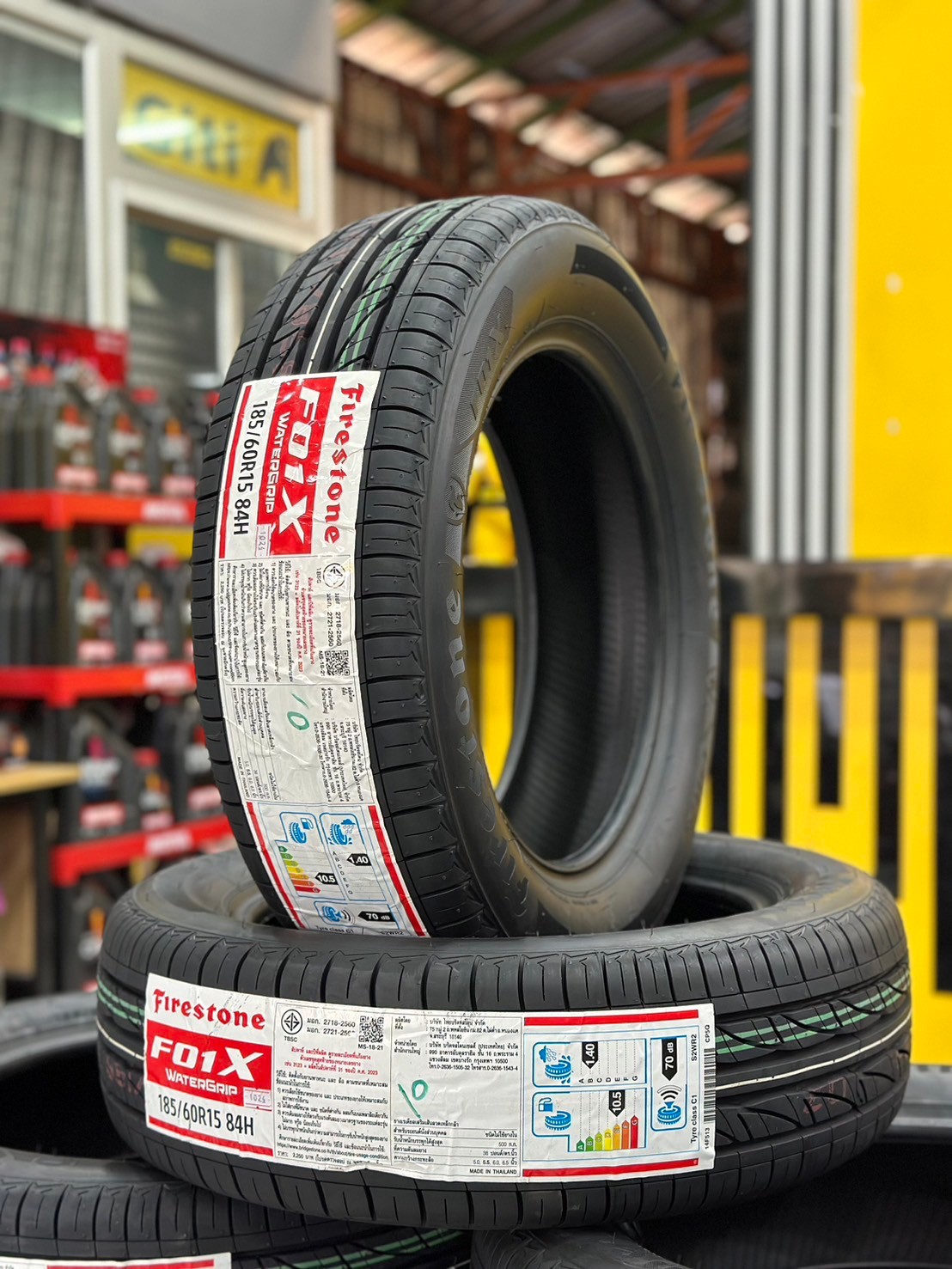 #ยางไฟร์สโตน #Firestone #F01X 185/60R15 ยางใหม่ปี2024 ราคา่โปรโมชั่นพิเศษ สินค้ามีจำนวนจำกัด