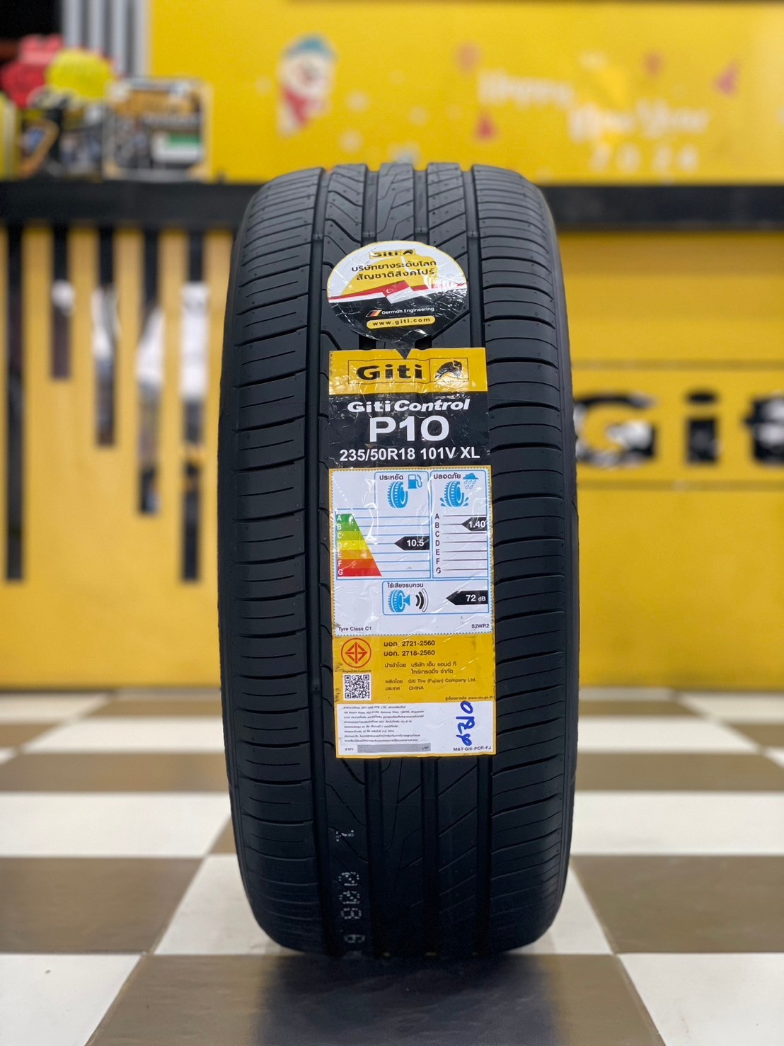 🔥Giti control P10 235/50R18 ยางใหม่ปี2024
