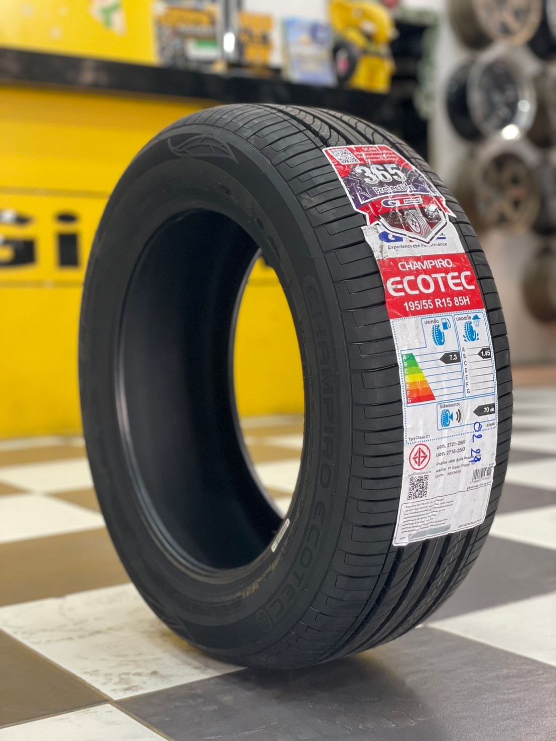 GT RADAIL CHAMPIRO ECOTEC 195/55R15 ยางใหม่ปี2024