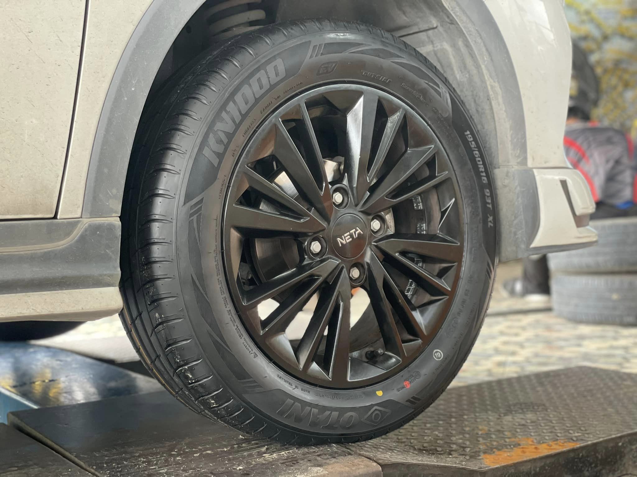 #NETA_V เปลี่ยนยาง #OTANI #KN1000 195/60R16🔥