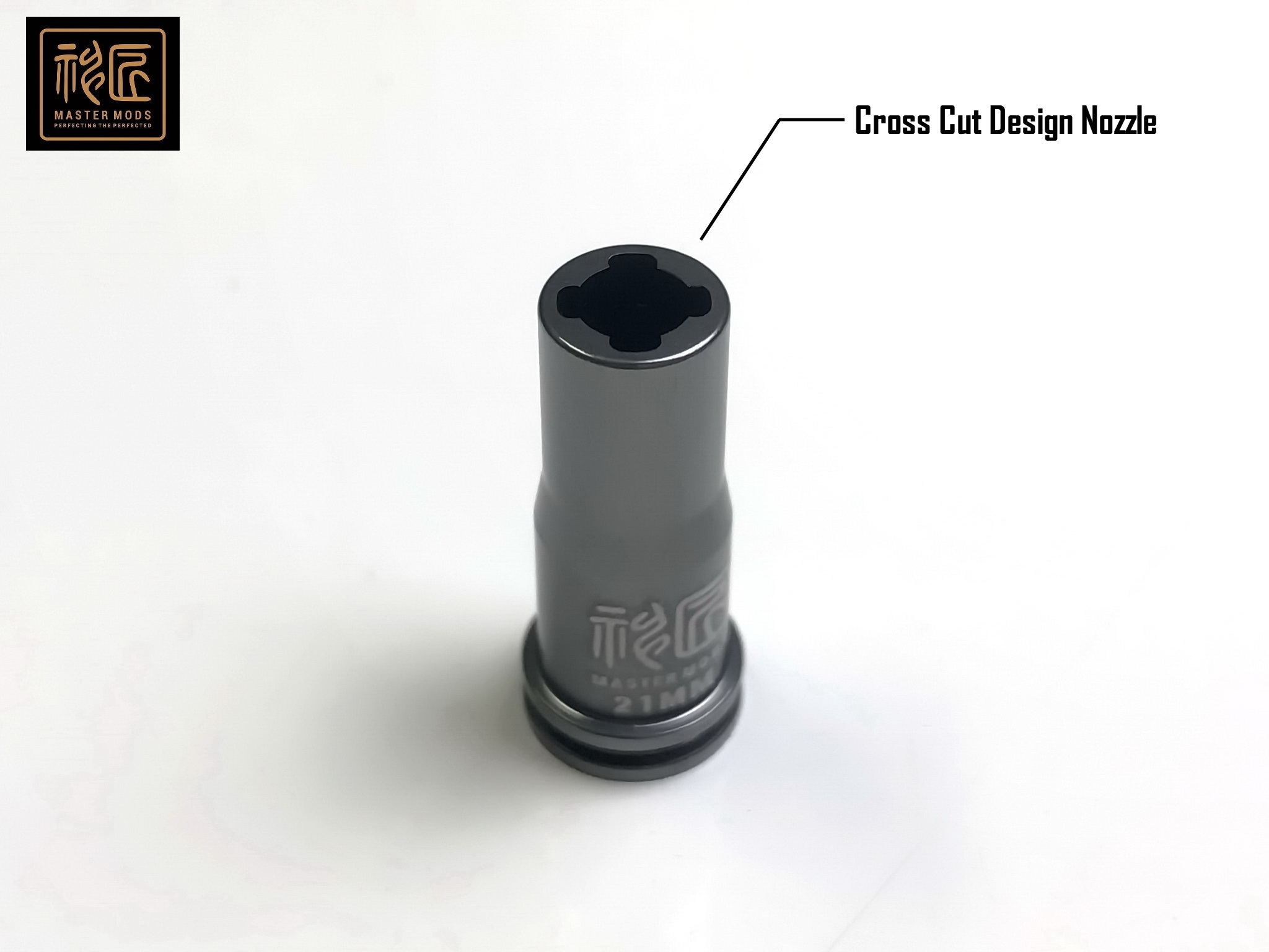 MX-004 AL6061 M4 Cross Air Nozzle (21mm)