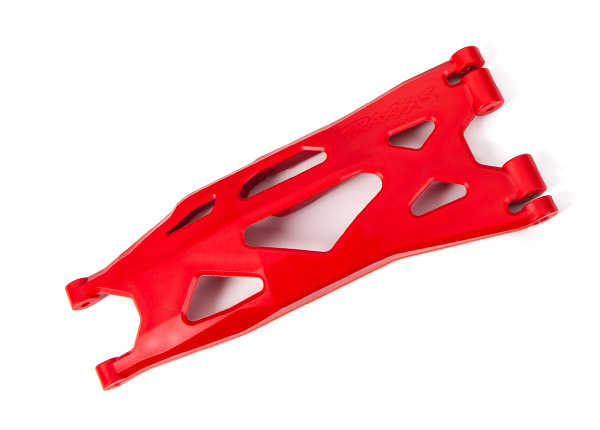 7893R Suspension arm, lower, red (1) (right, front or rear) (for use with #7895 X-Maxx® WideMaxx® suspension kit)