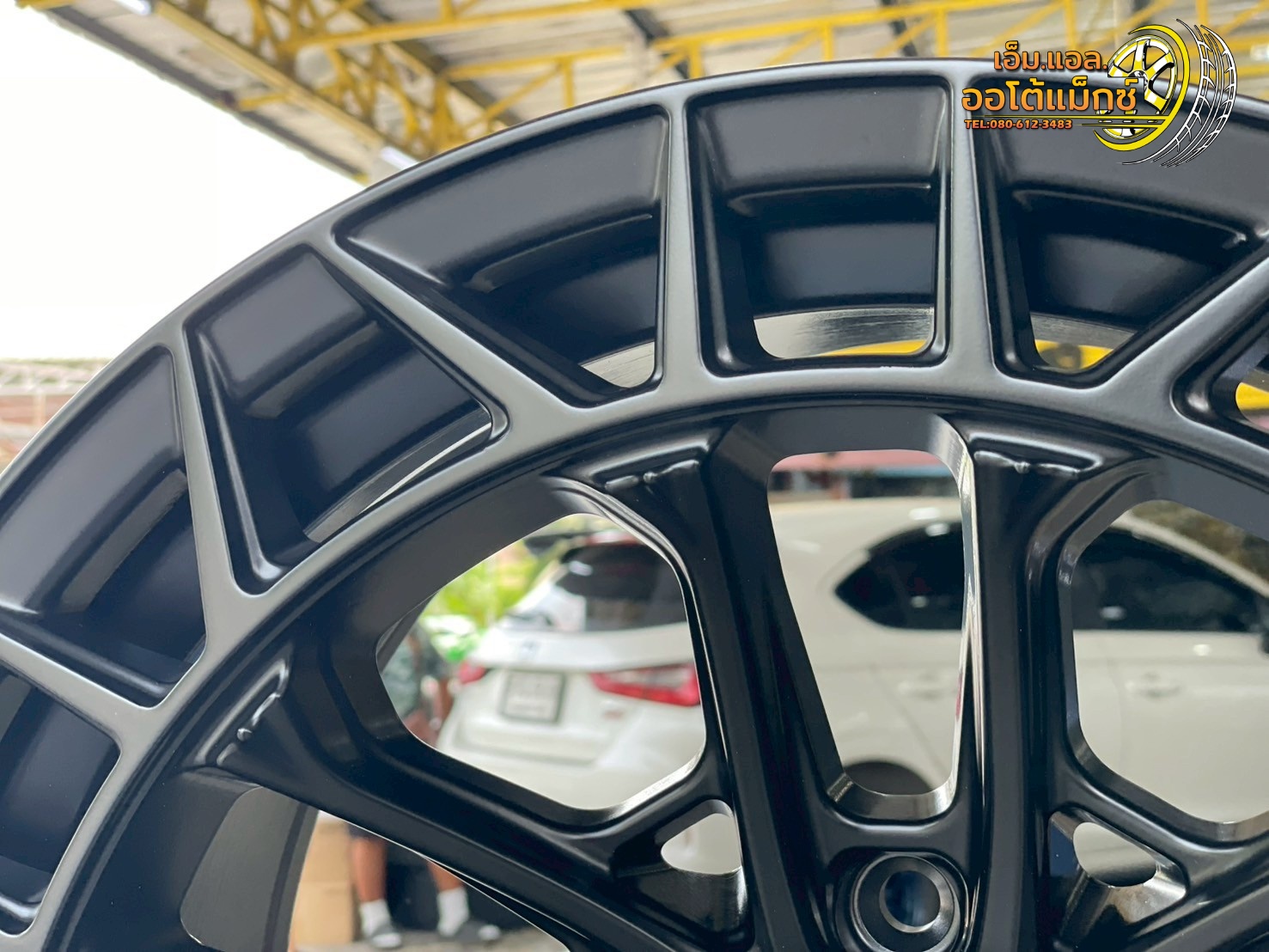 #ล้อแม็กซ์ขอบ18 #OASIS_WHEEL #INDIANA #VX-6 Flow Forming ขนาด18 ET0 6x139.7 MATT BLACK