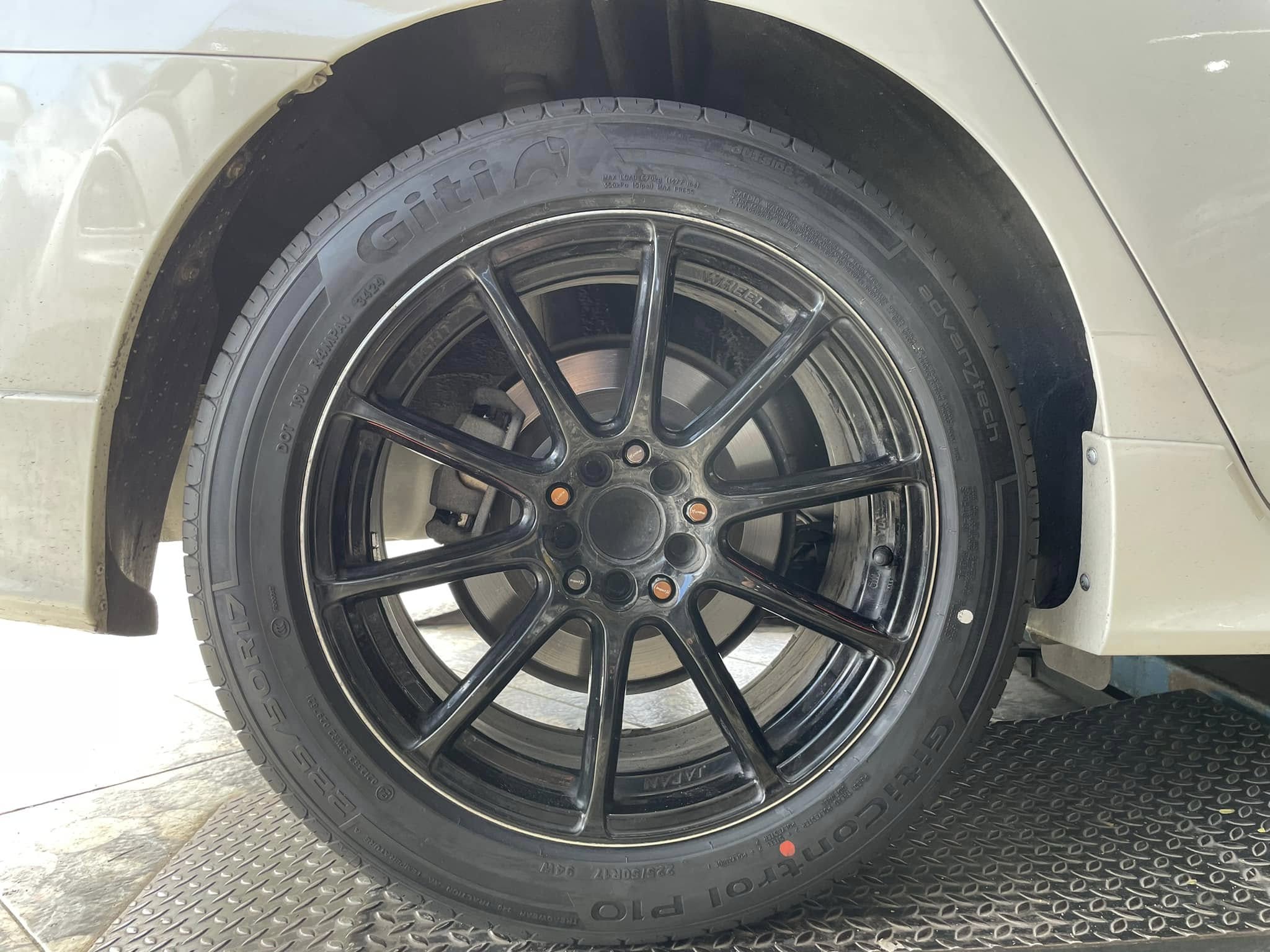 #NISSAN_SYLPHY🛞 #GITI_CONTROL P10 225/50R17 #ผ้าเบรกCompact🛞🛠