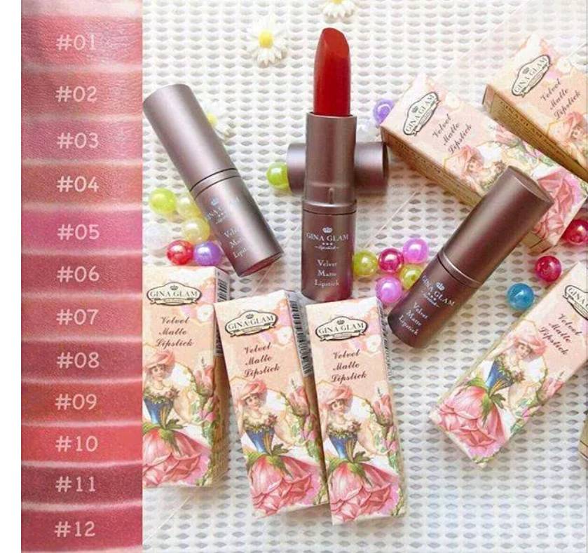 GINA GLAM Velvet Matte Lipstick G37