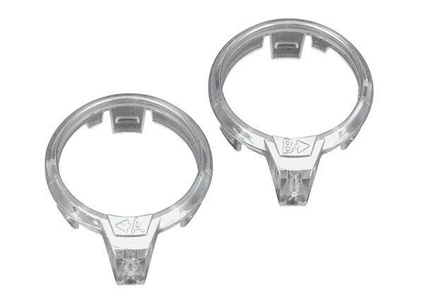 7960 LED lens, motor, clear (left & right)