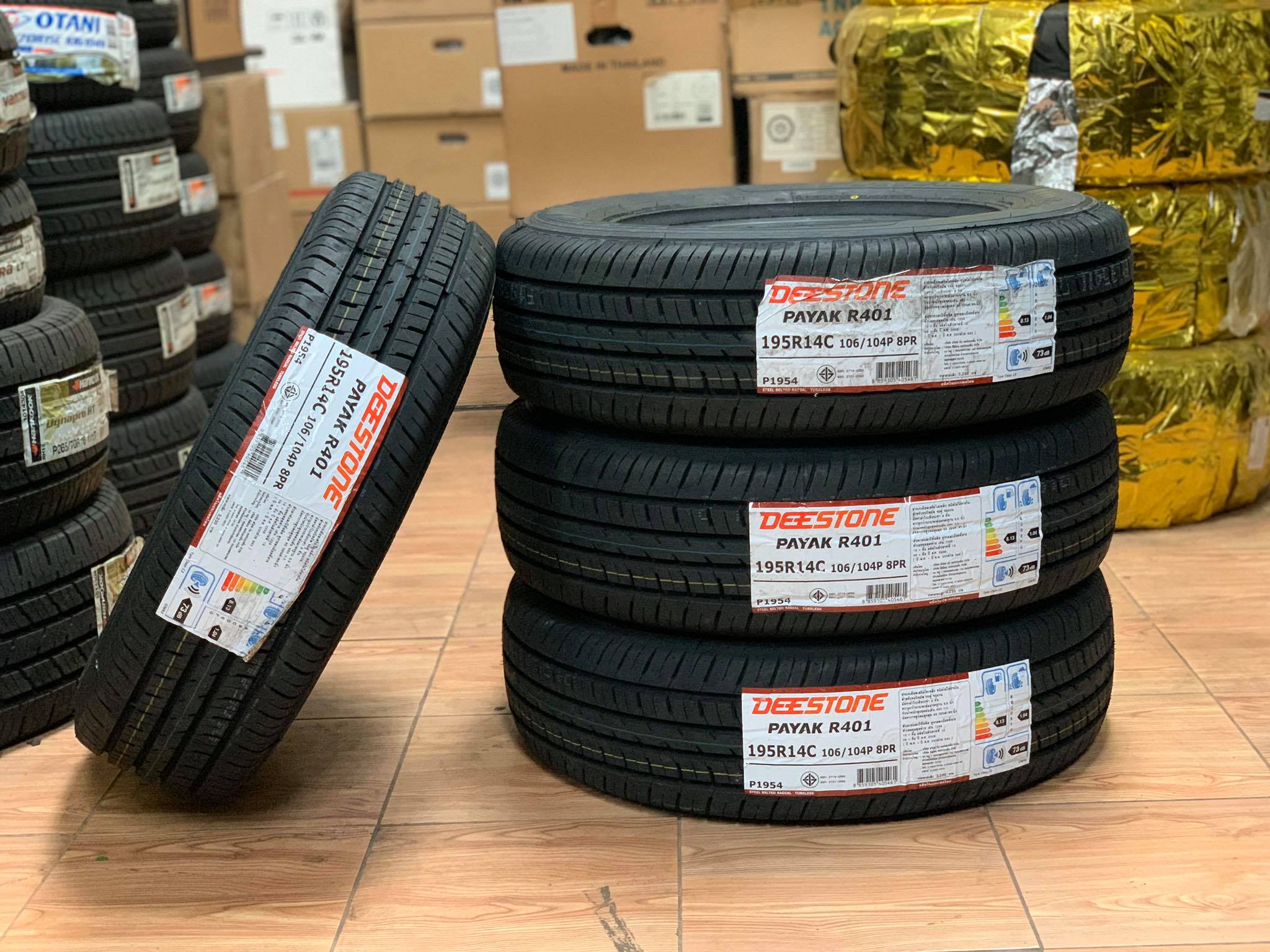 195R14 Deestone Payak R401 ยางกระบะบรรทุกคุณภาพดี