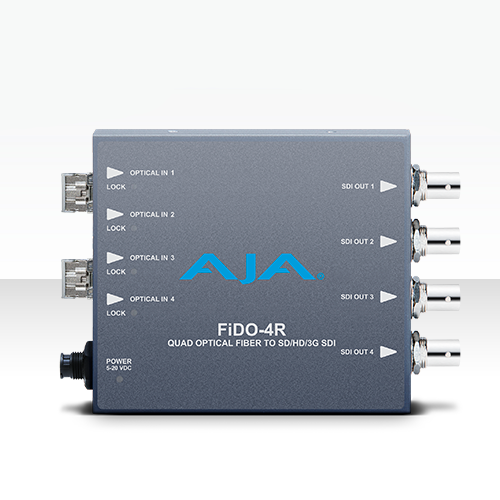 FiDO-4R 4-Channel Single-Mode LC Fiber to 3G-SDI Reciever