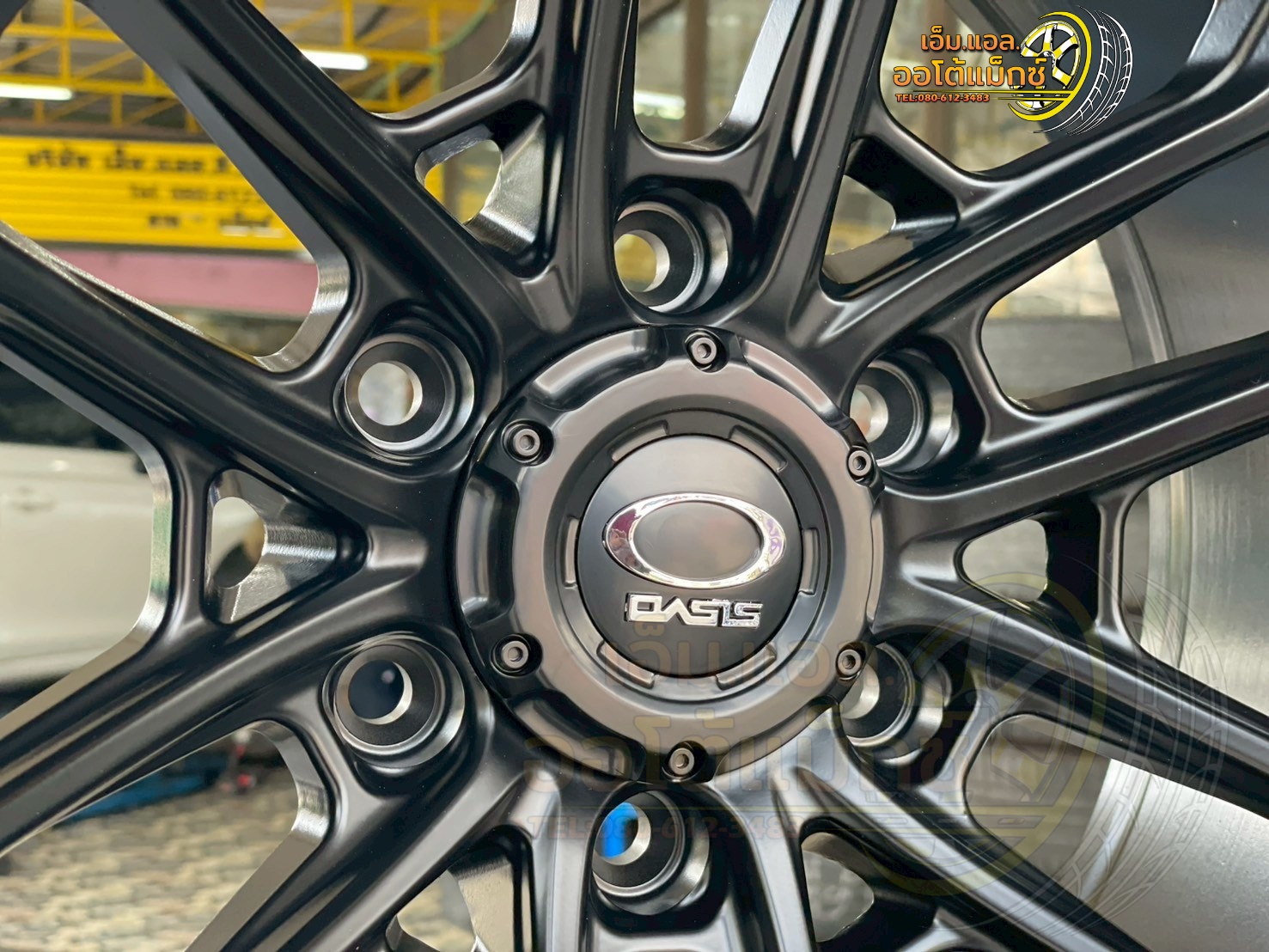 #ล้อแม็กซ์ขอบ18 #OASIS_WHEEL #INDIANA #VX-6 Flow Forming ขนาด18 ET0 6x139.7 MATT BLACK