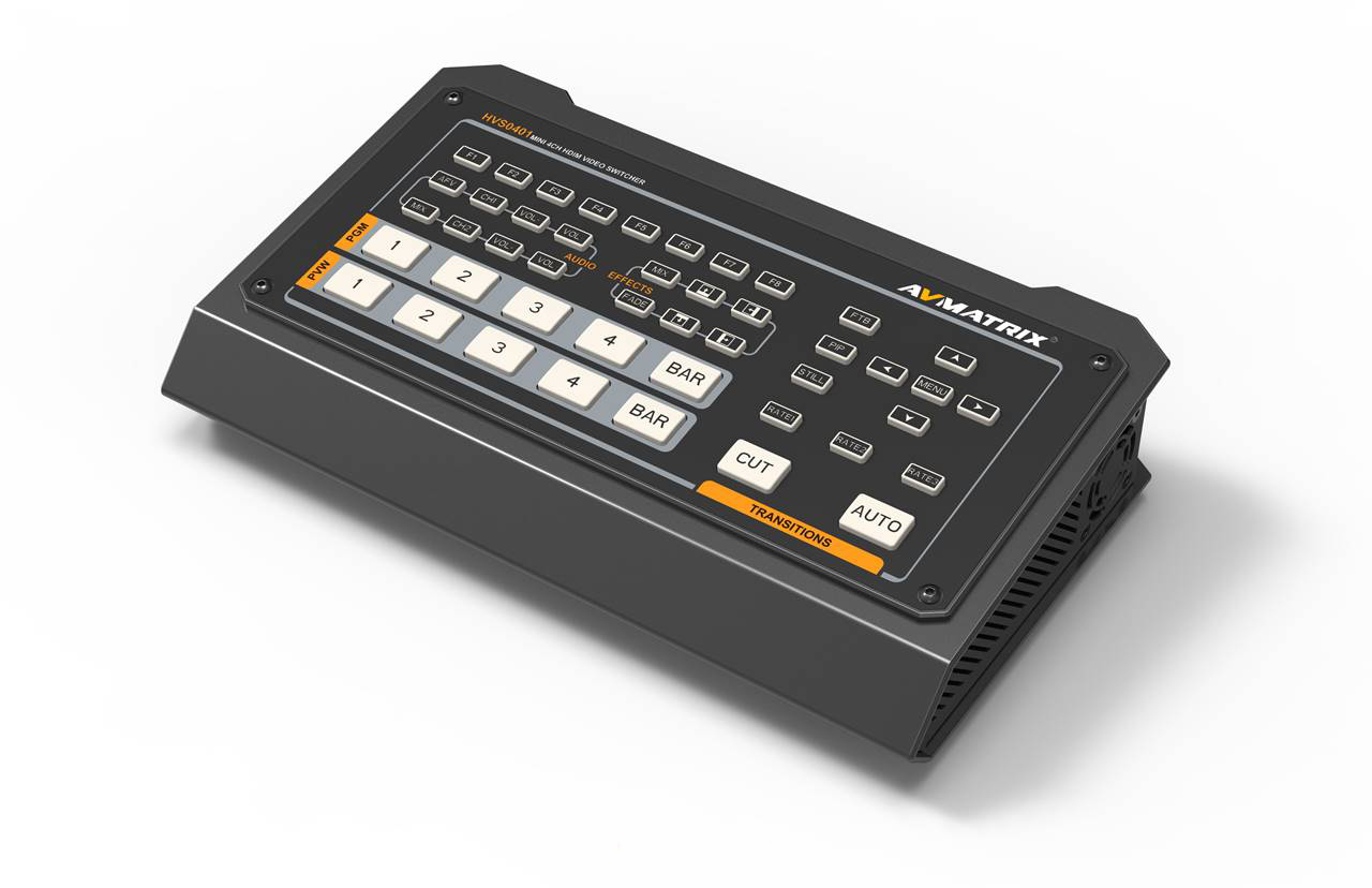 AVMatrix HVS0401 MiNi LIVE STREAMING Video Switcher