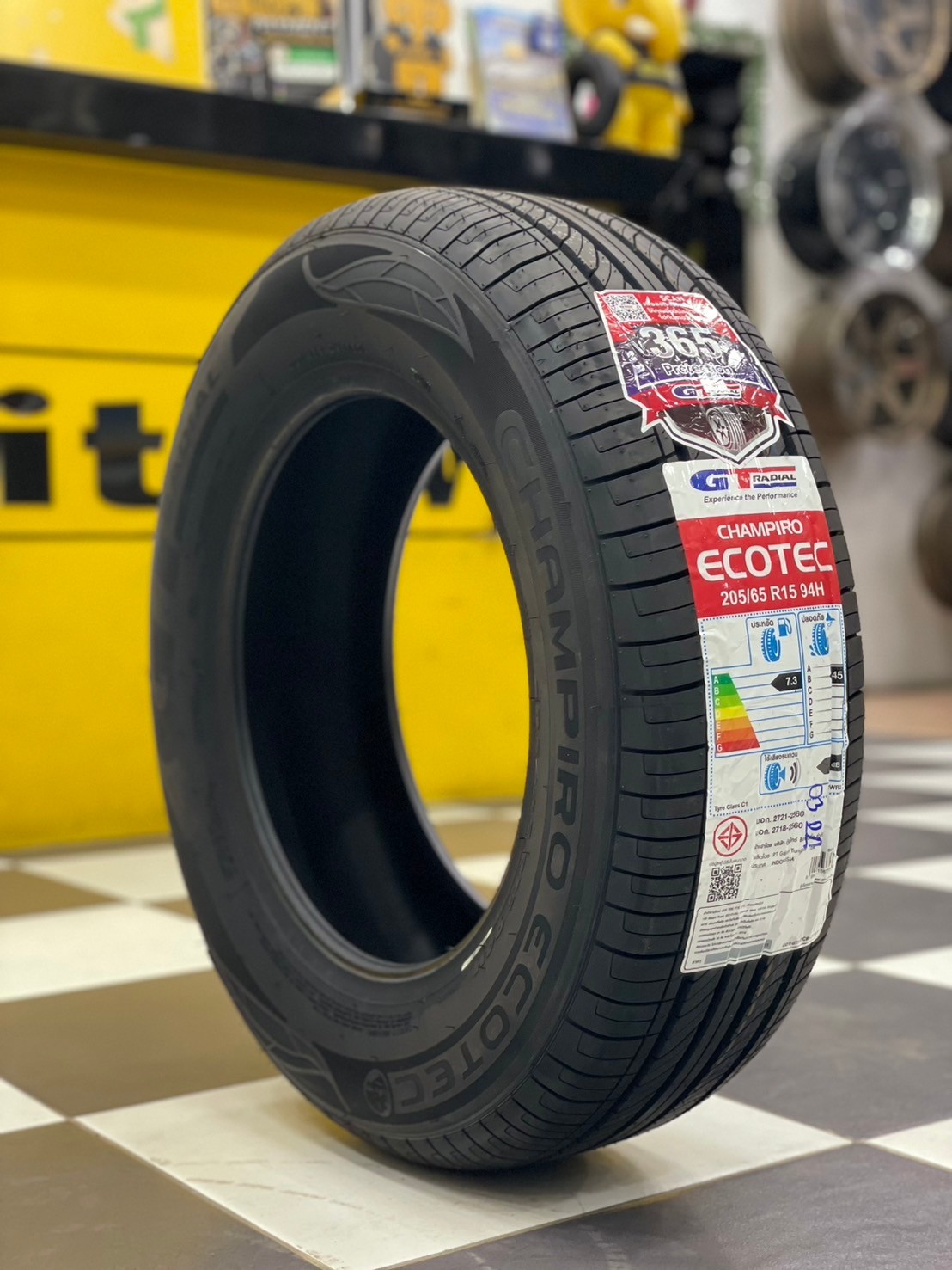 GT RADAIL CHAMPIRO ECOTEC 205/65R15 ยางใหม่ปี2024