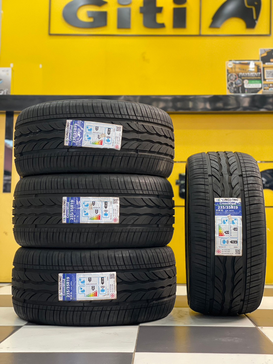 ยางใหม่ LINGLONG CROSSWIND 235/35R19💥💥 ยางสมมรถนะสูง ราคาโปรโมชั่นพิเศษ เพียง4 เส้น
