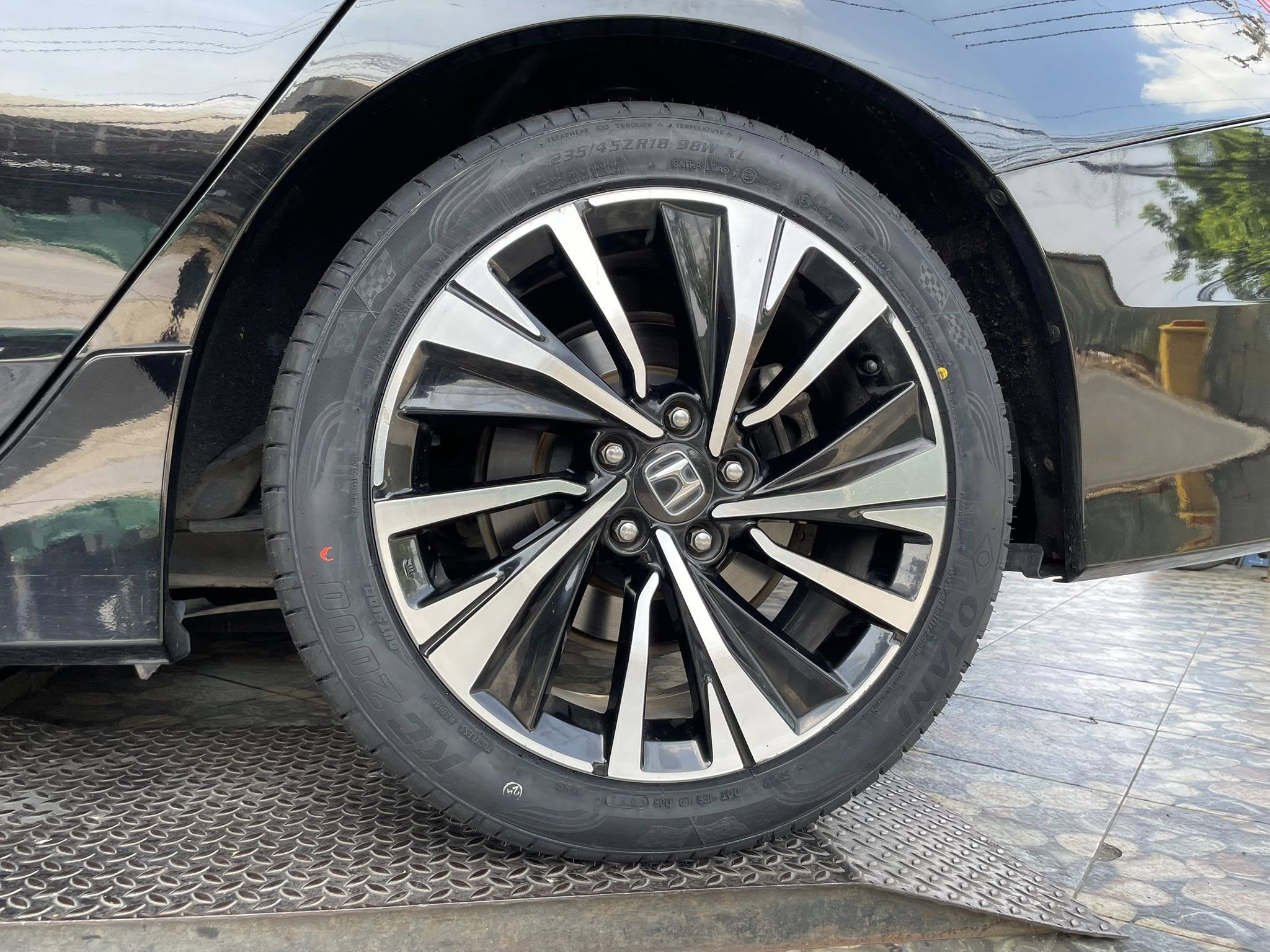 #HONDA_ACCORD🚘เปลี่ยนยาง 🛞🐘#OTANI_KC2000_235/45R18