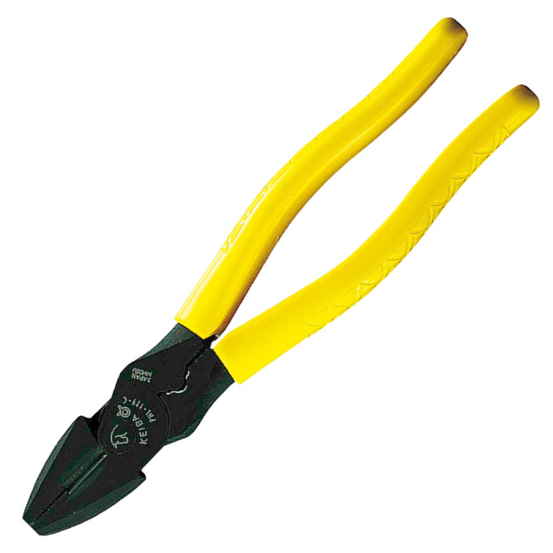 คีมปากจิ้งจกย้ำหัวสาย (รุ่นใหม่) ขนาด 10" No.PHL-129C KEIBA