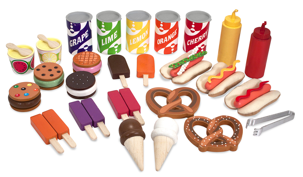 รถเข็นขายไอศกรีม และรถเข็นขายฮอทด๊อก Snacks & Sweets Food Cart