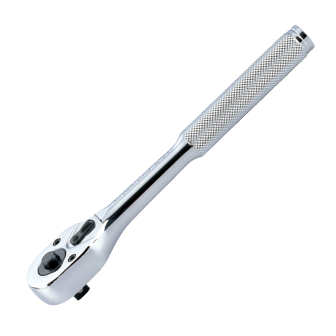 ด้ามฟรี ด้ามเหล็กกลิ้งลาย กดปุ่ม ขนาด 3/8"/8" 24T No.3761-08F KING TONY