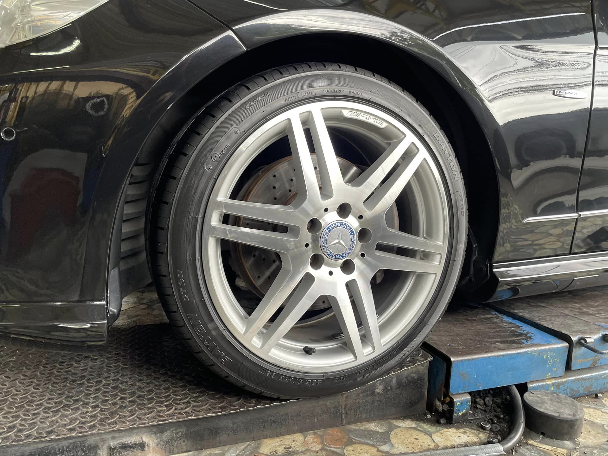 BENZ_E250 🚘เปลี่ยนยาง 🐘#DAYTON_DT30_235/40R18