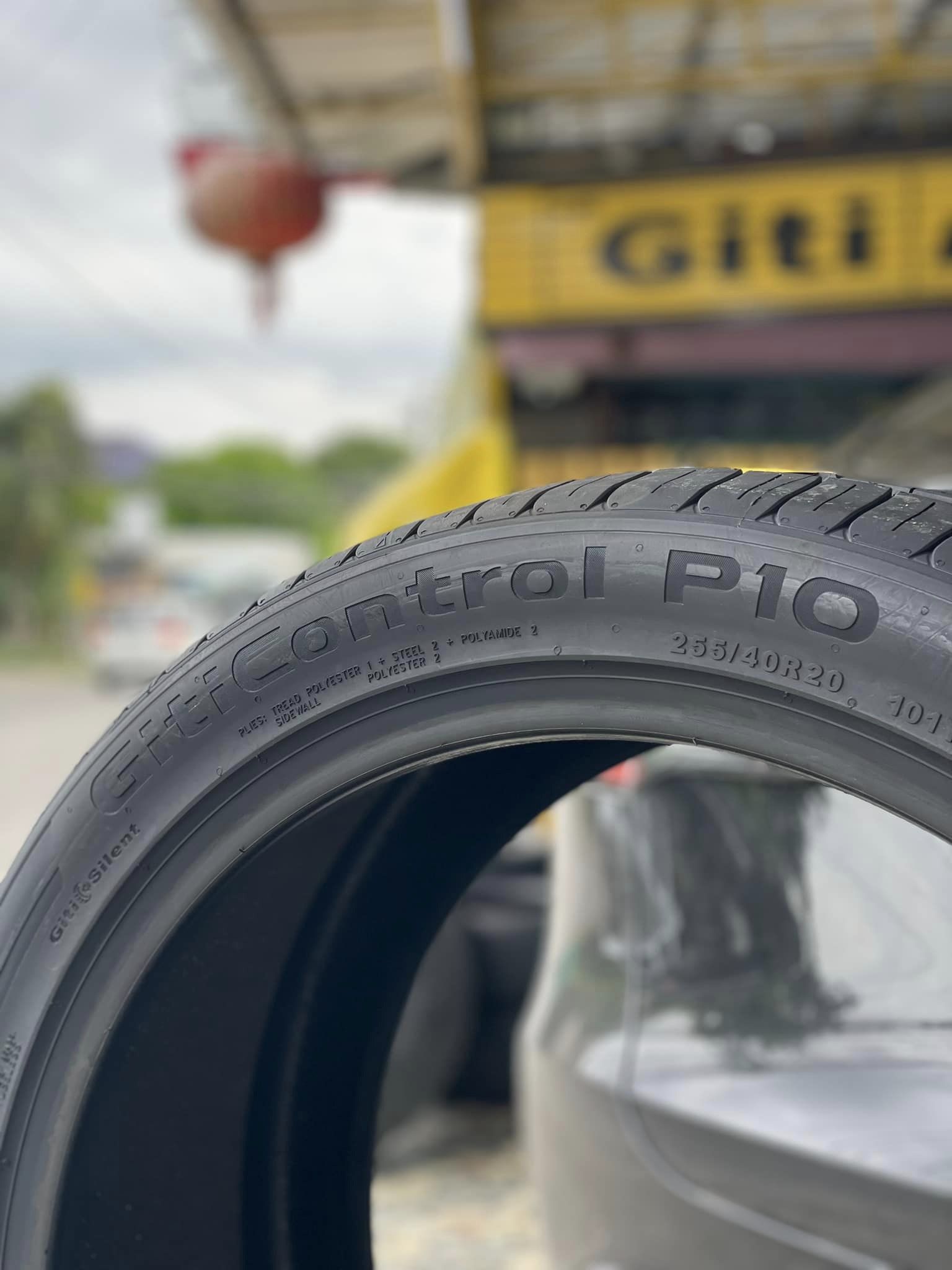 TESLA_MODEL Y เปลี่ยนยาง #รถไฟฟ้า100% #GITI_CONTROL P10 255/40R20 #ยางMagic Sound ยางฟองน้ำซับเสียง