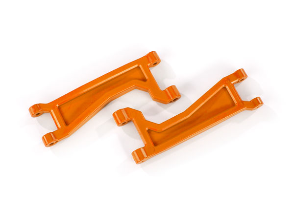 8998T Suspension arms, upper, orange (left or right, front or rear) (2) (for use with #8995 WideMaxx® suspension kit)
