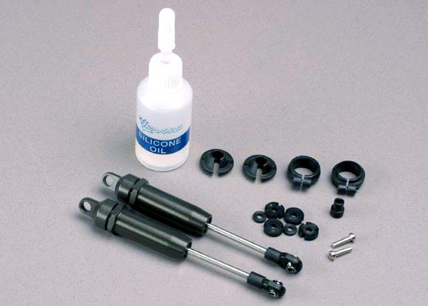4761 Shocks, X-long (hard-anodized & PTFE-coated T6 aluminum) w/o springs (rear) (2)