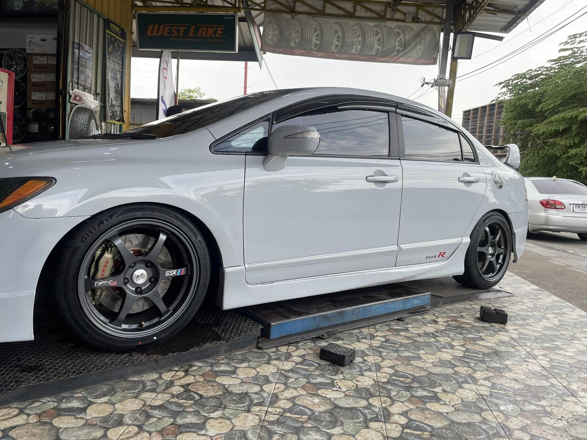 🚗 #HONDA_CIVIC🚘 🛞#ยางจีที #ยางสปอร์ตสมรรถนะการขับขี่สูง 🛞 🛞#Giti_SportS2 215/45R17🛞