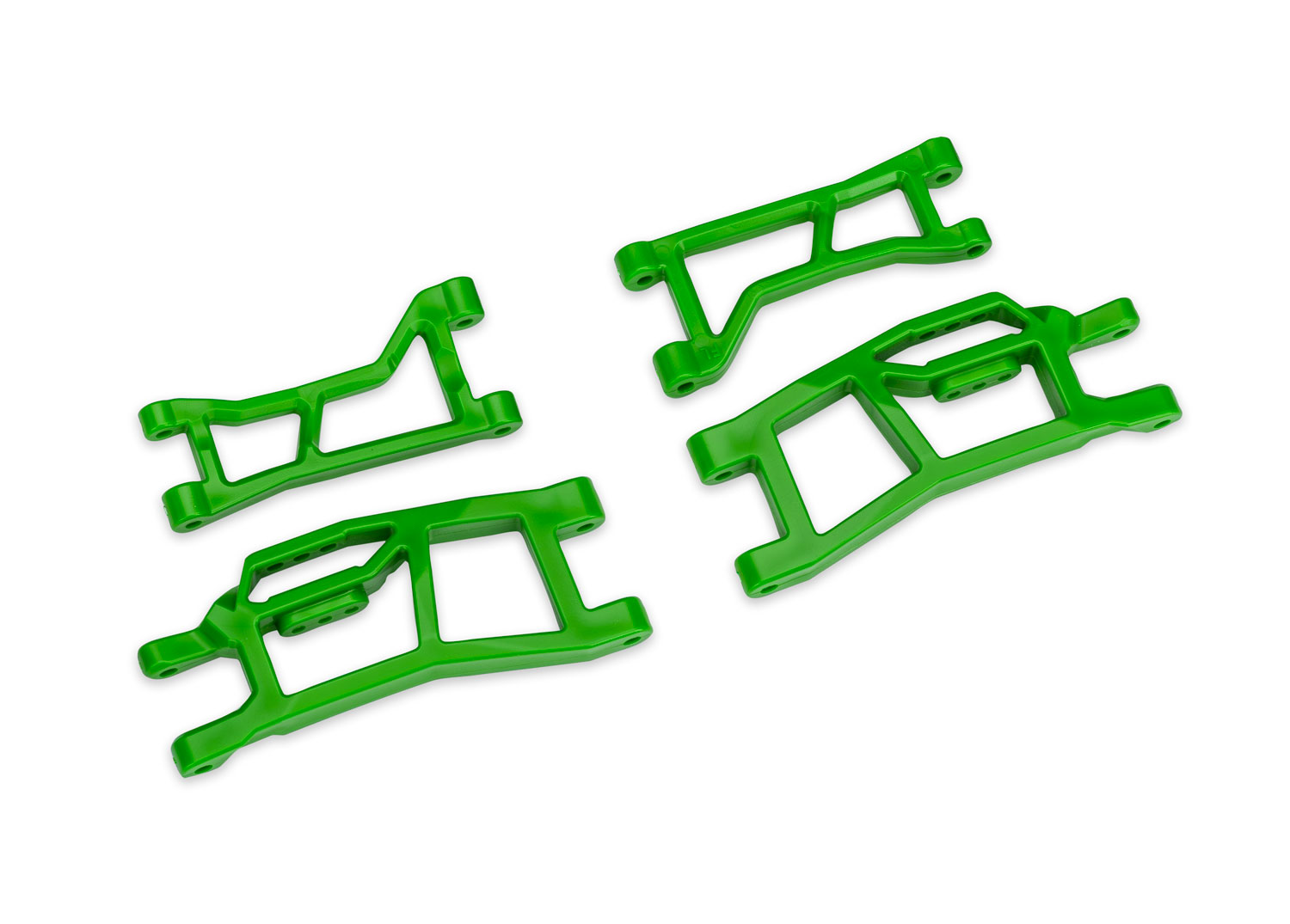 10725-GRN Green WideMaxx Front Upper & Lower HD Suspension Arms