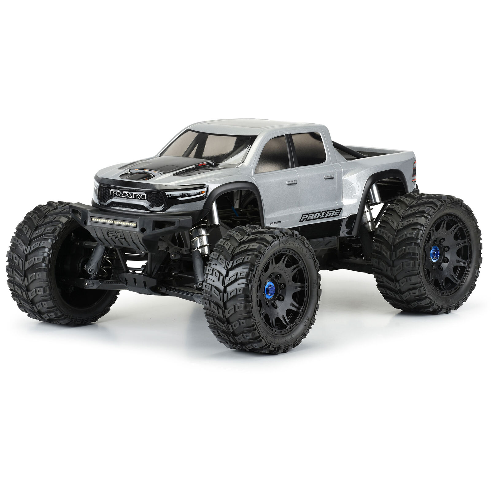 PRO357417 1/5 Pre-Cut 2021 Ram 1500 Clear Body: X-MAXX