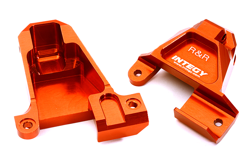 INT-C27977RED Billet Machined Alloy Rear Shock Tower for Traxxas TRX-4 Scale & Trail Crawler