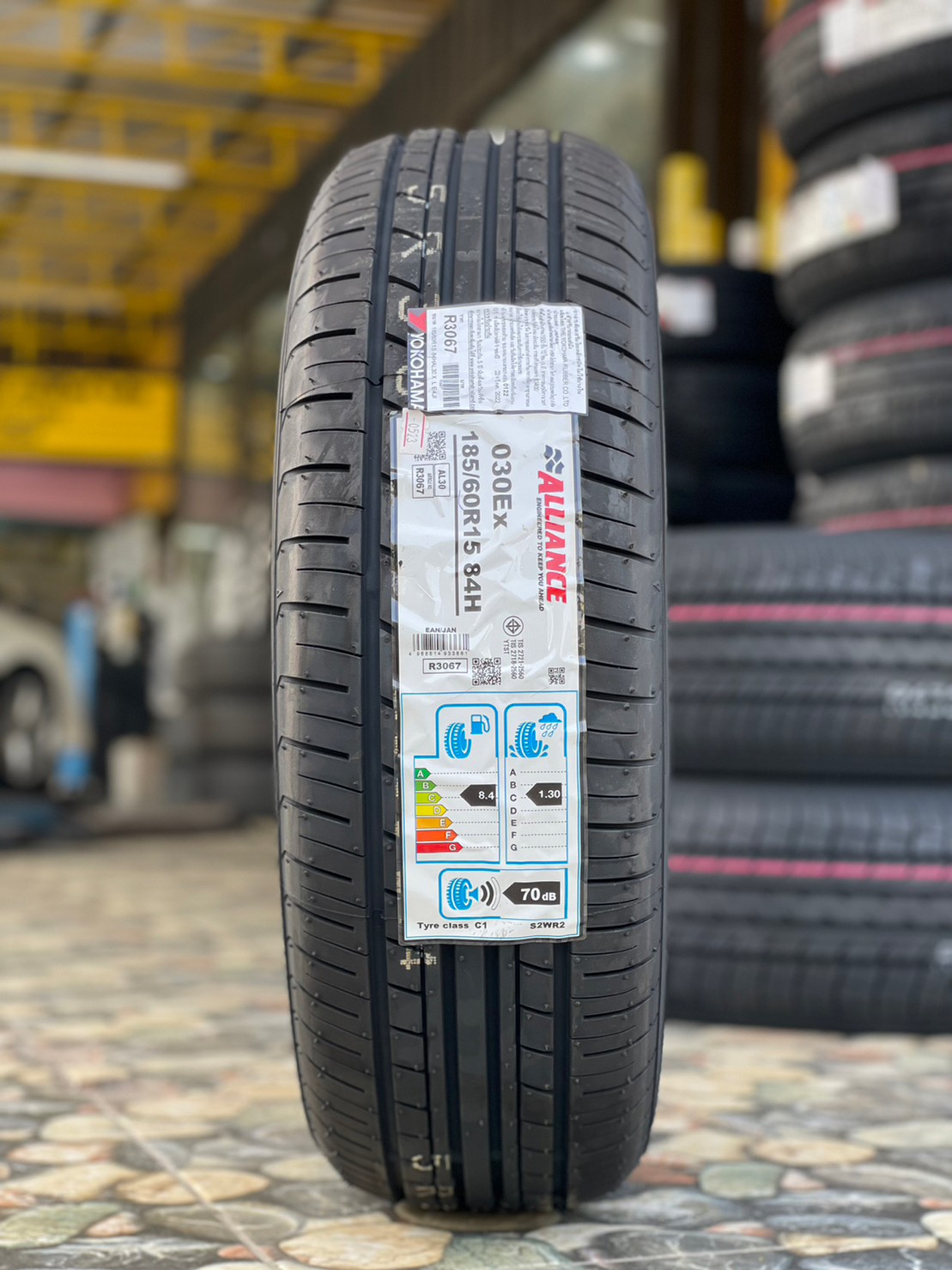 185/60R15 ALLIANCE AL30 By YOKOHAMA ยางใหม่ปี2023