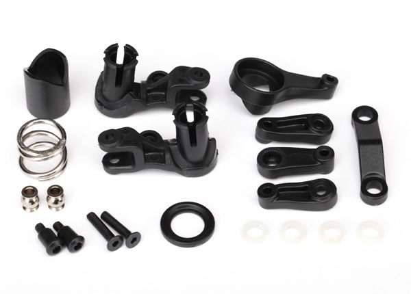 6845X Steering bellcranks/ servo saver/ servo saver spring/ servo spring retainer/servo horn, steering