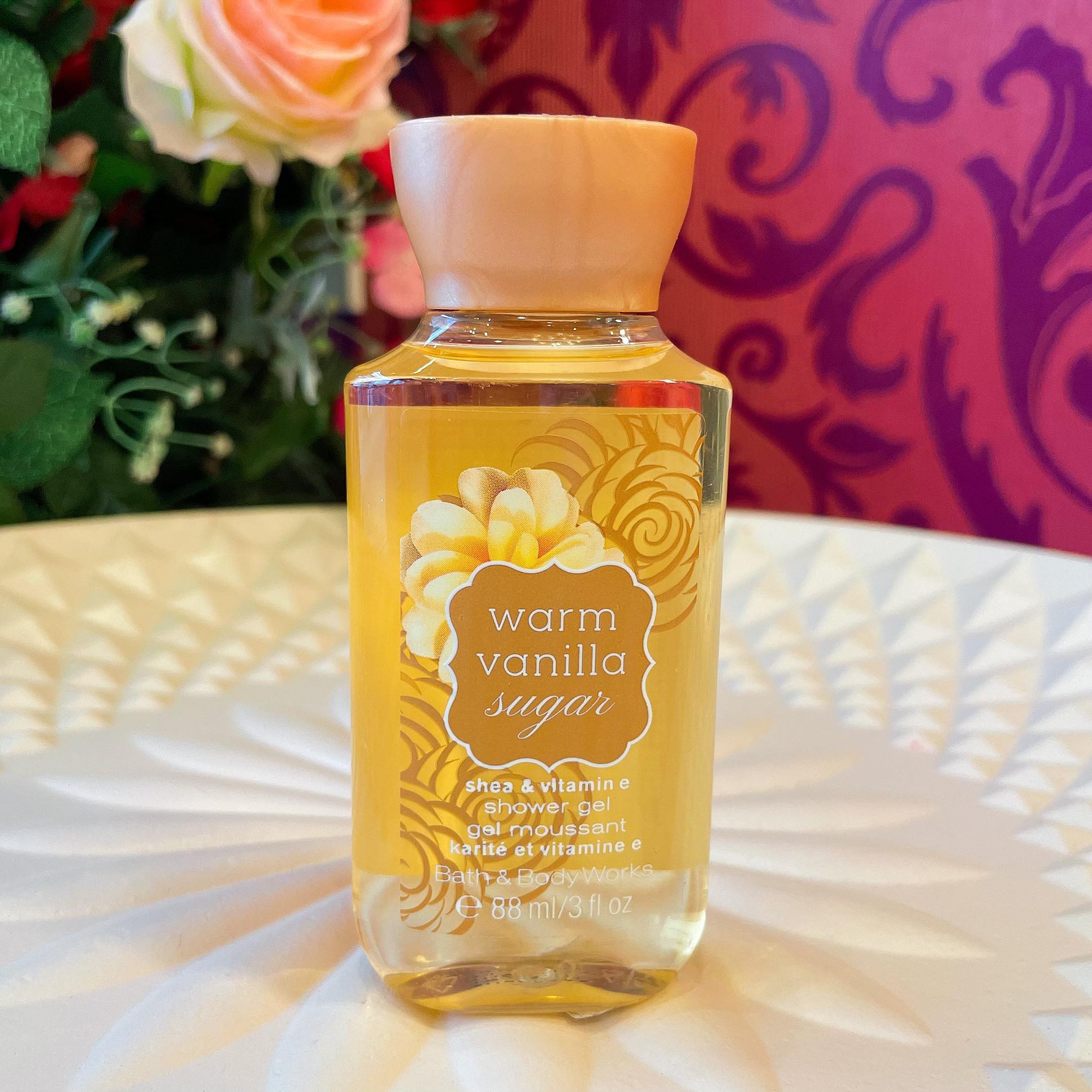 BBW เจลอาบน้ำ ดีงามที่สุด กลิ่นWarm Vanilla 88ml ผสมน้ำหอม ของแท้ เราใช้เองเลยซื้อเผื่อลูกค้าค่ะ ขวดใหญ่ Bath and Body Works Shower Gel