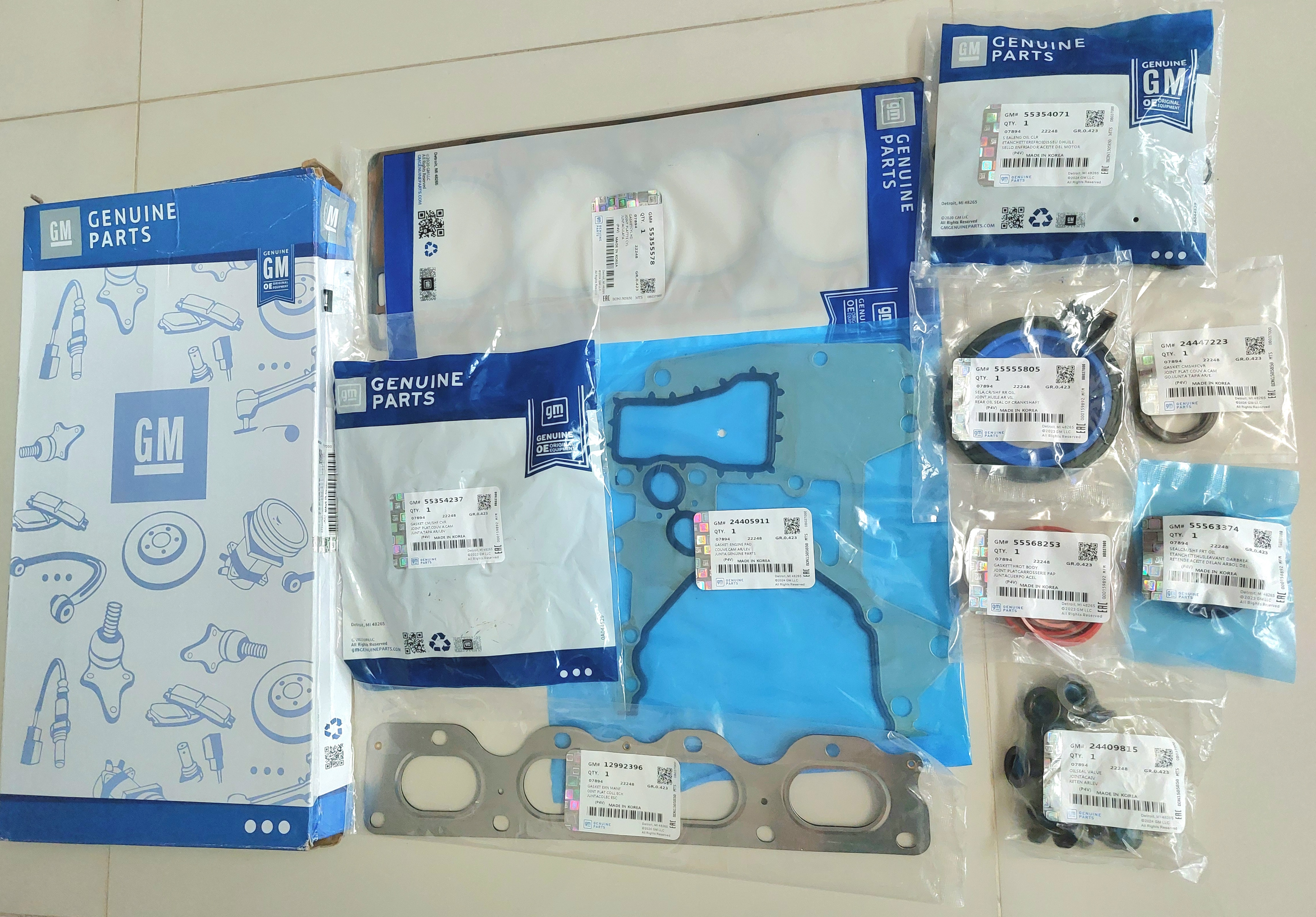 ปะเก็นเครื่องชุดใหญ่ CRUZE 1.8