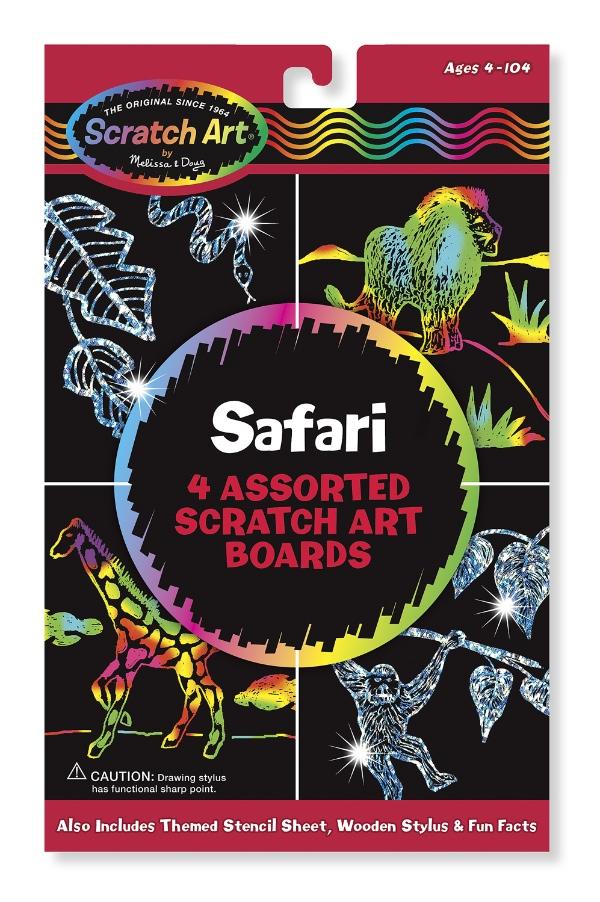 JBM159-5916 Scratch Art Set - Safari
