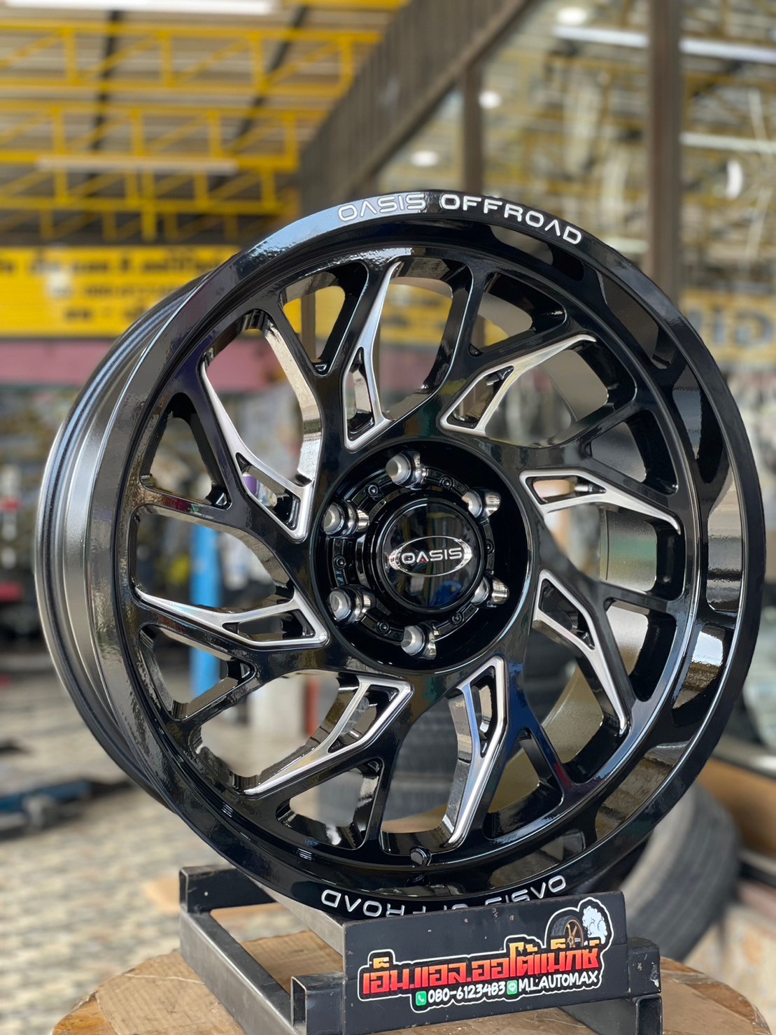 ล้อแม็กซ์ใหม่ขอบ20 OASIS Bravo GT-1 20x9.0 ET0 6x139.7 สีดำ หล่อดุดัน