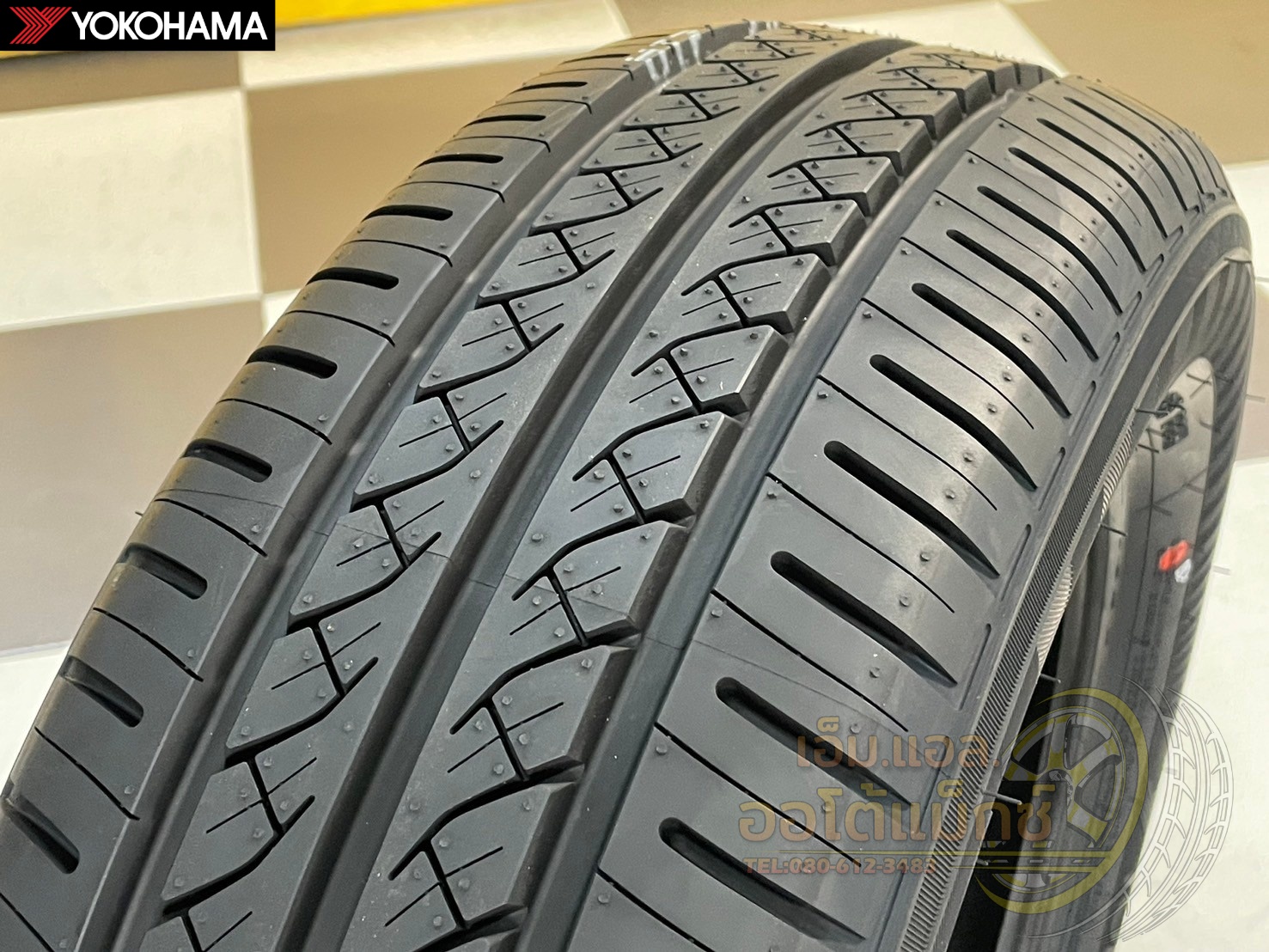 ยางใหม่โยโกฮาม่า YOKOHAMA A.Drive 195/60R15ยางใหม่ปี2025