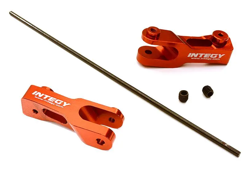 INT-C28563RED Front Anti-Roll Sway Bar Set for Traxxas 1/7 Unlimited Desert Racer